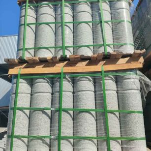 永州挡车柱芝麻白 挡车石