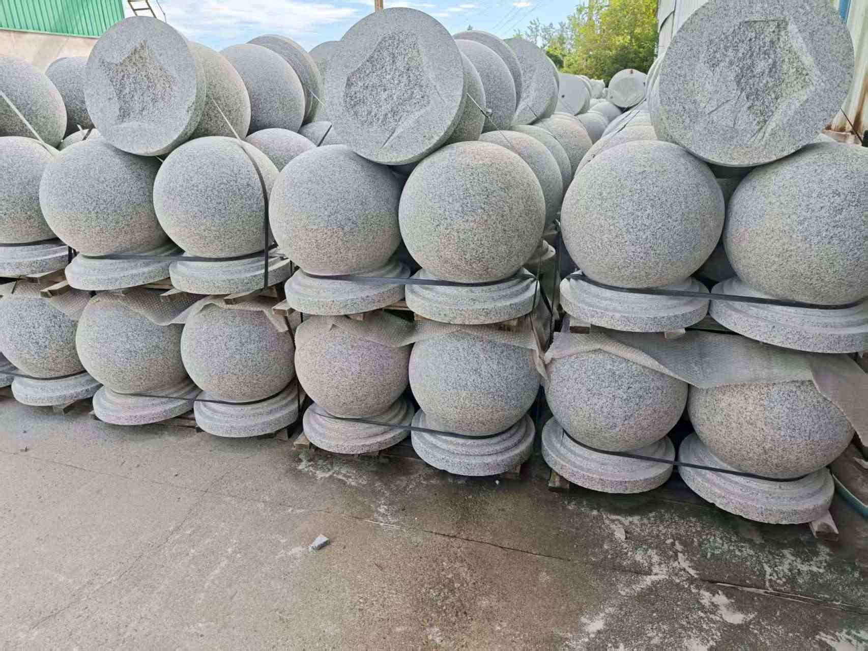 永州圆球石球挡车球