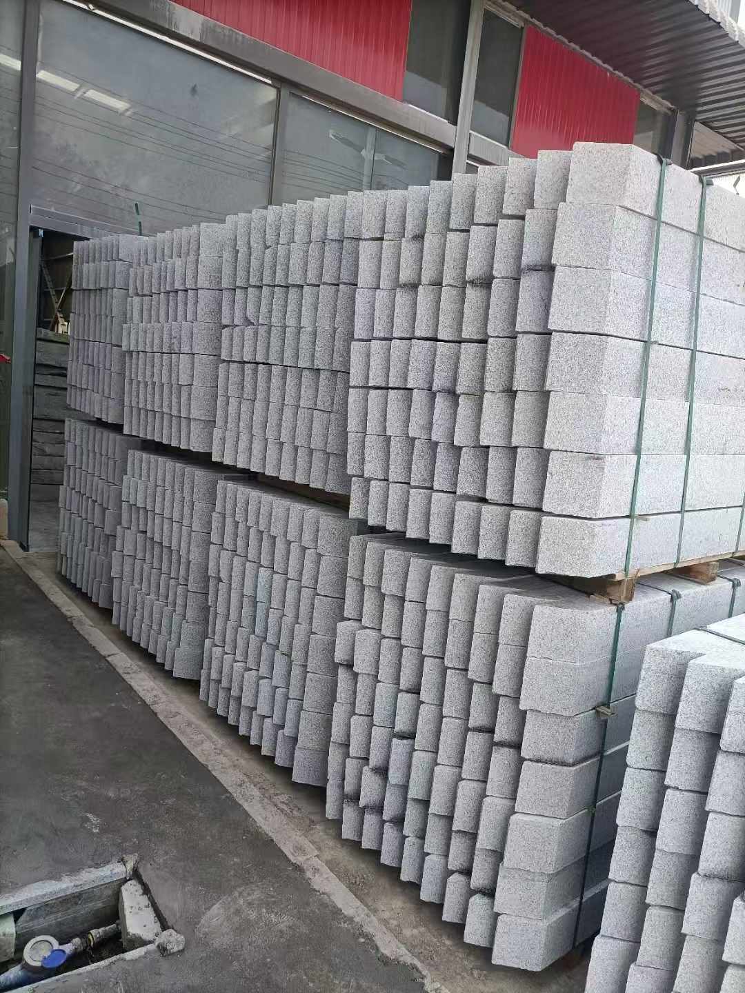 永州芝麻白树围石 树池