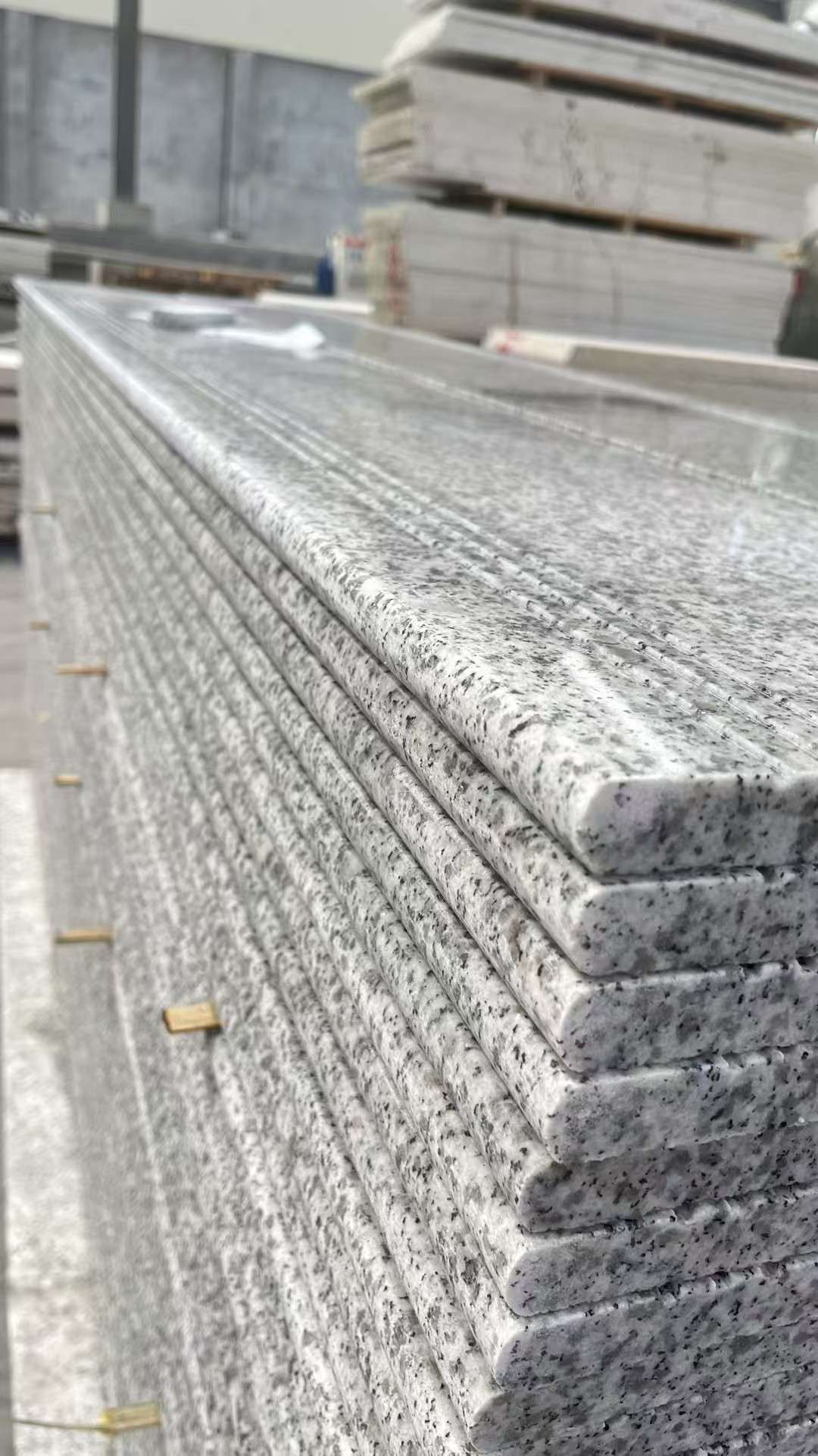 永州芝麻白楼梯踏步 花岗岩楼梯板材