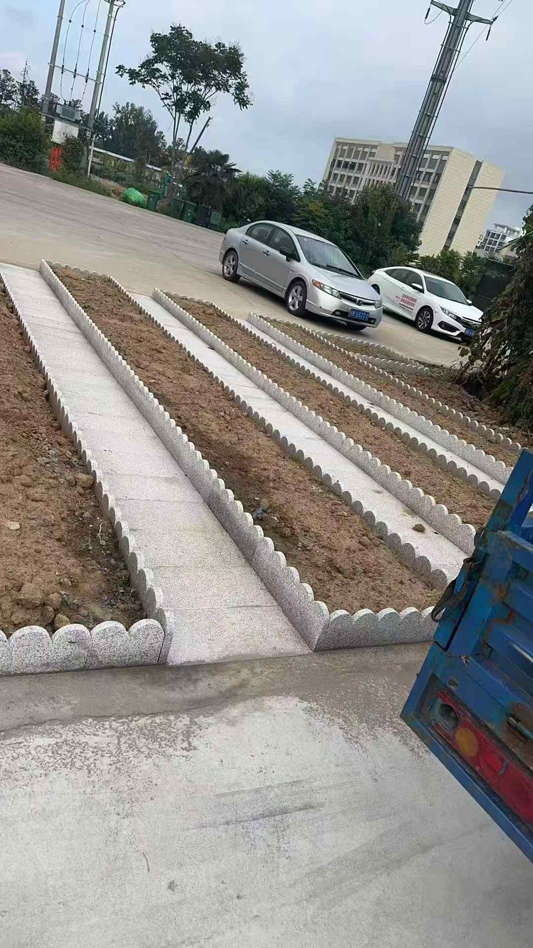 永州芝麻白花边石