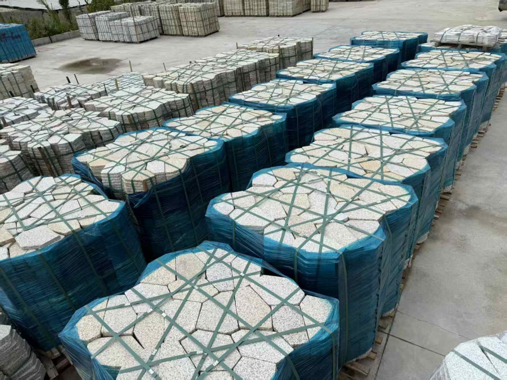 永州黄金麻冰裂纹 碎拼