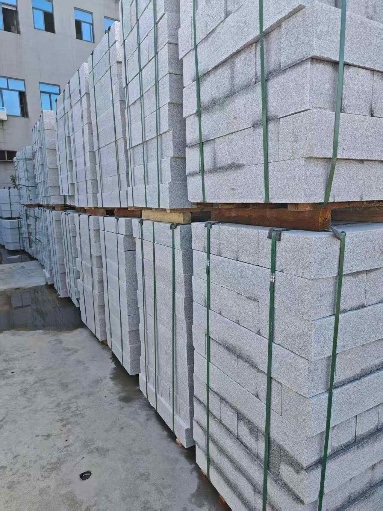 永州芝麻白路牙石，路侧石